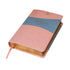 Biblia Rv1960 Letra Grande Símil Piel Rosa Floral/celeste