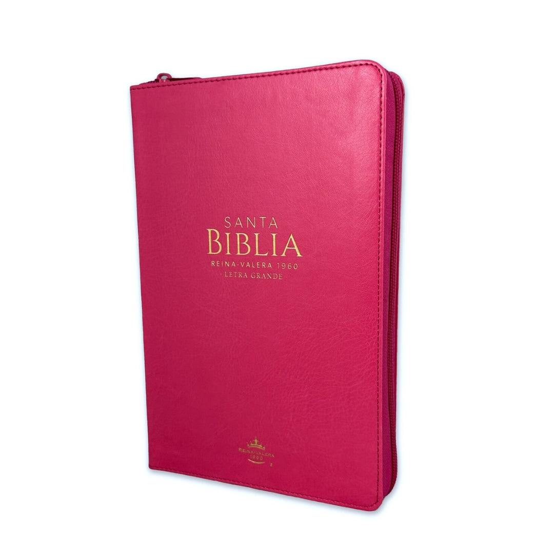 Biblia Letra Grande Reina Valera 1960 Fucsia C/Cierre
