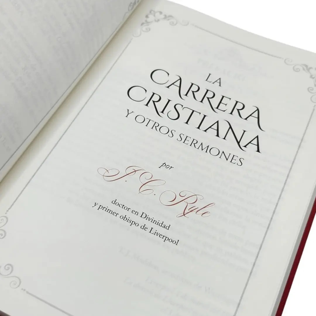 La carrera Cristiana y otro Sermones/ john c. ryle Levítico