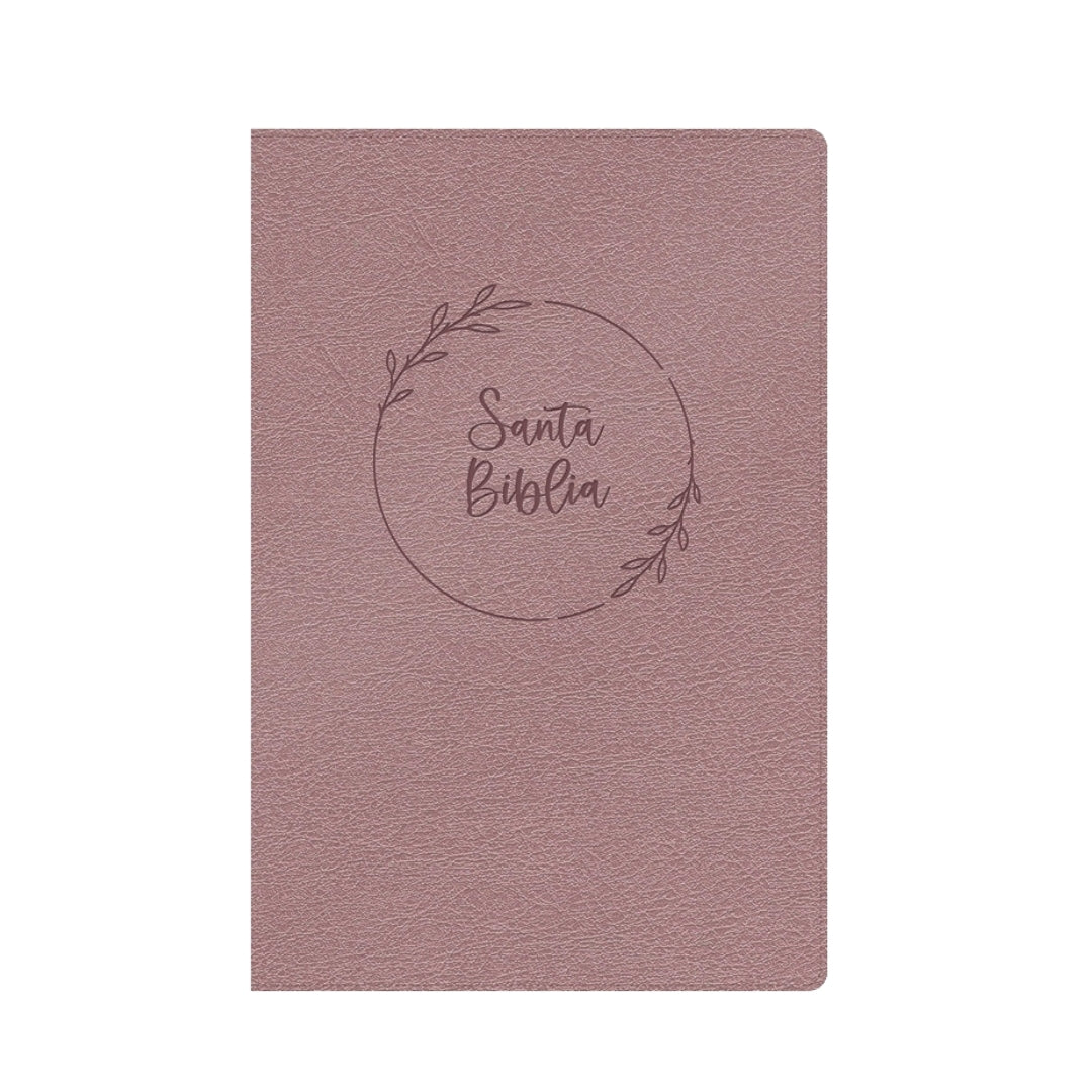 Biblia Letra Gigante Con Referencias 1960 – Imitacion Rosa Perla