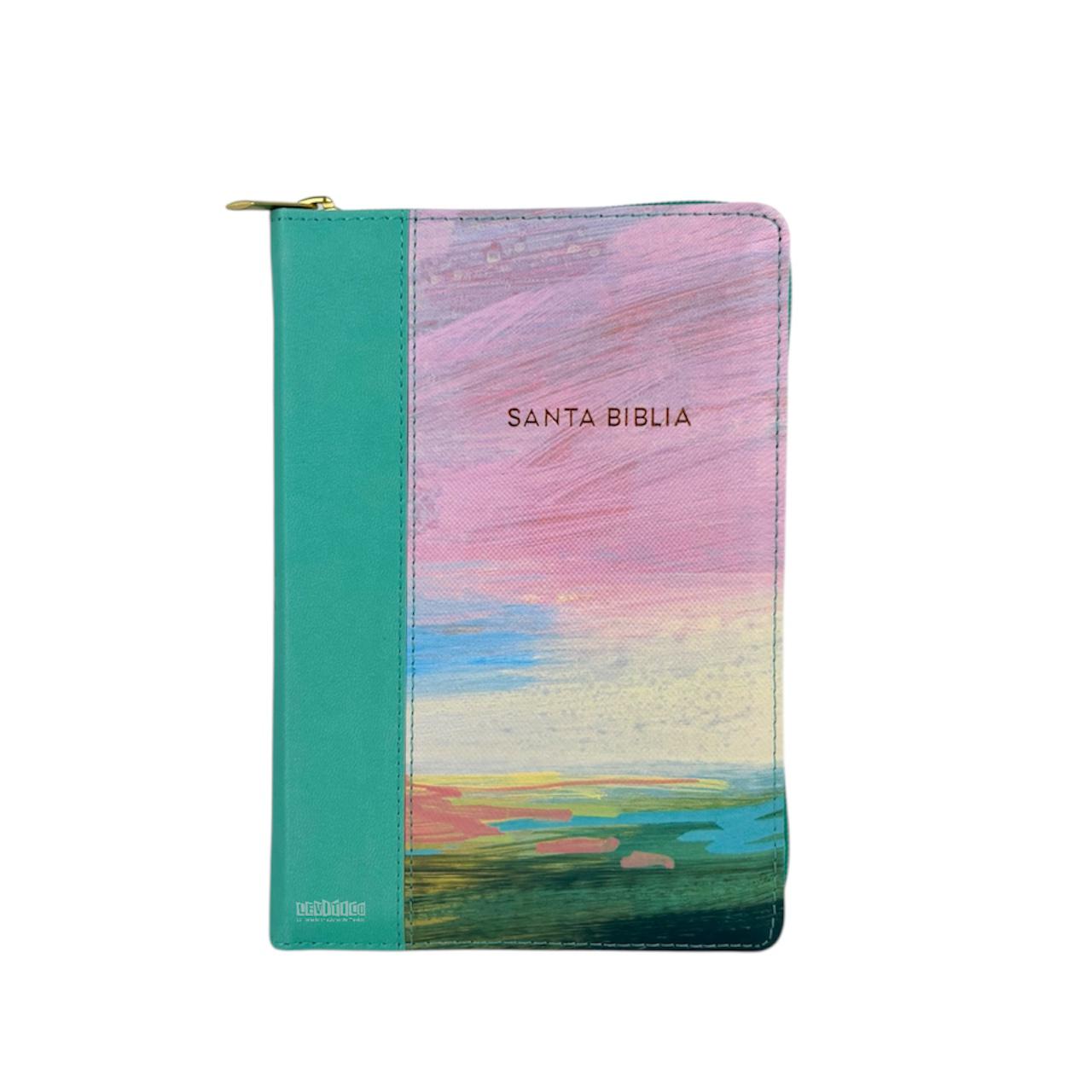 Biblia RVR60 Con Cierre e índice Para Mujer Letra Grande Multicolor 4 BIBLIA RVR 1960 LETRA GRANDE COMPACTA DISEÑO MULTICOLOR CIERRE INDICE