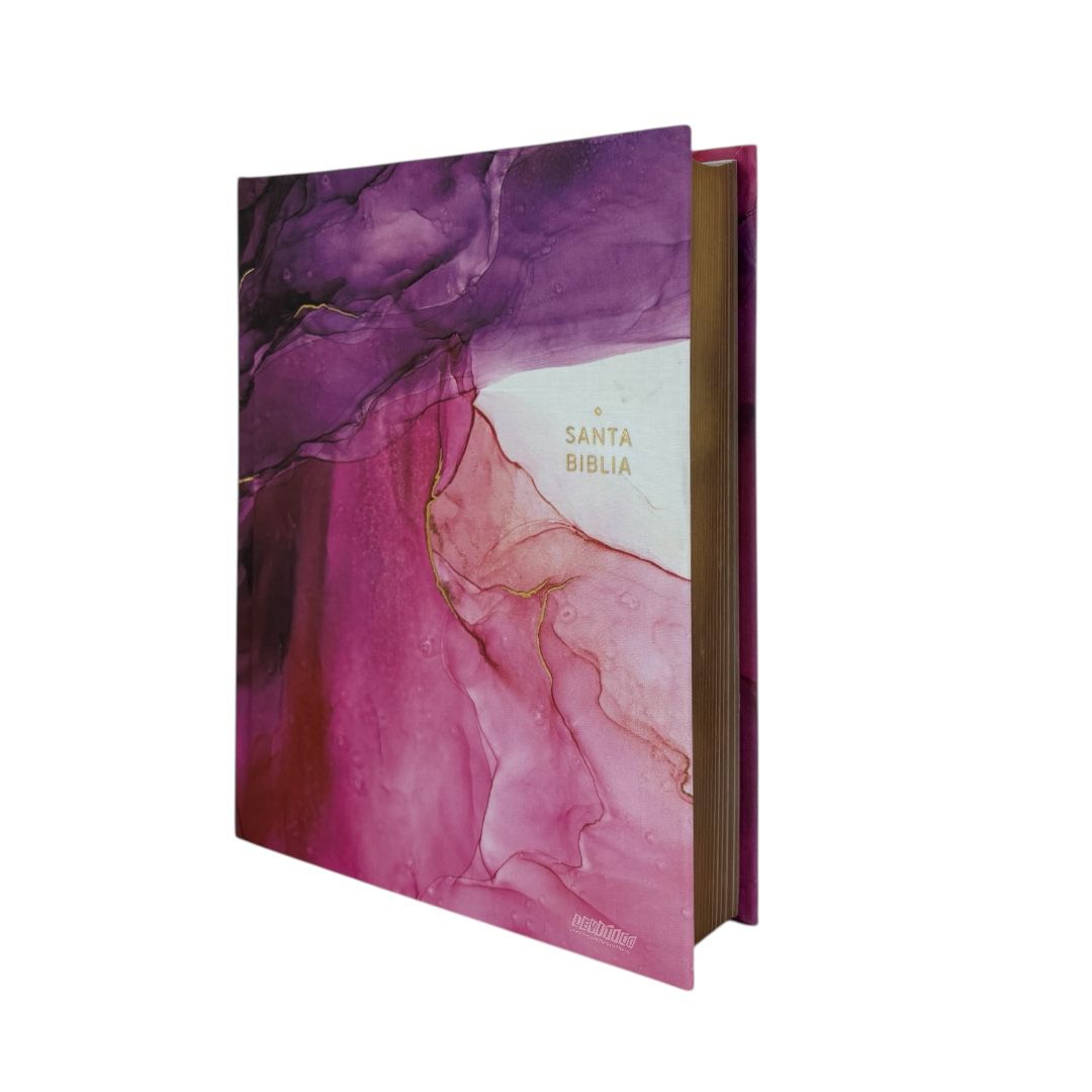 Biblia NBLA/Edición Artística Ilustrada/Rosado/Con Diseño Tapa Dura/Tela