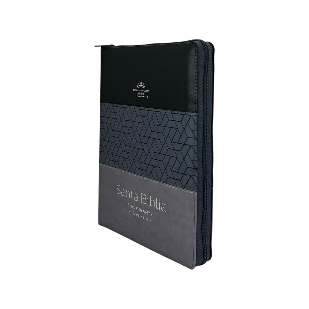 BIBLIA REINA VALERA 1960 LETRA GIGANTE TRICOLOR NEGRO