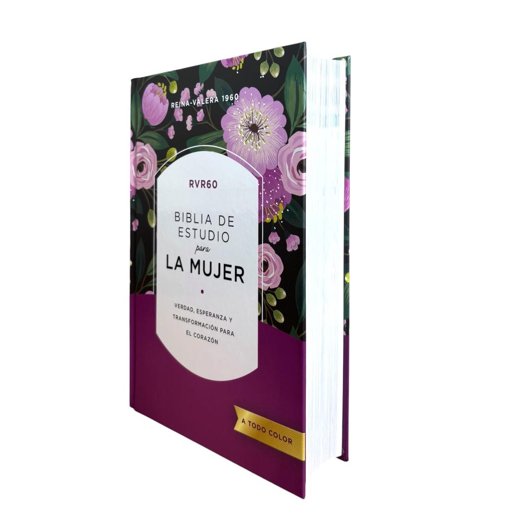 Biblia de estudio para la mujer Rvr60 tapa dura, interior a color Levítico
