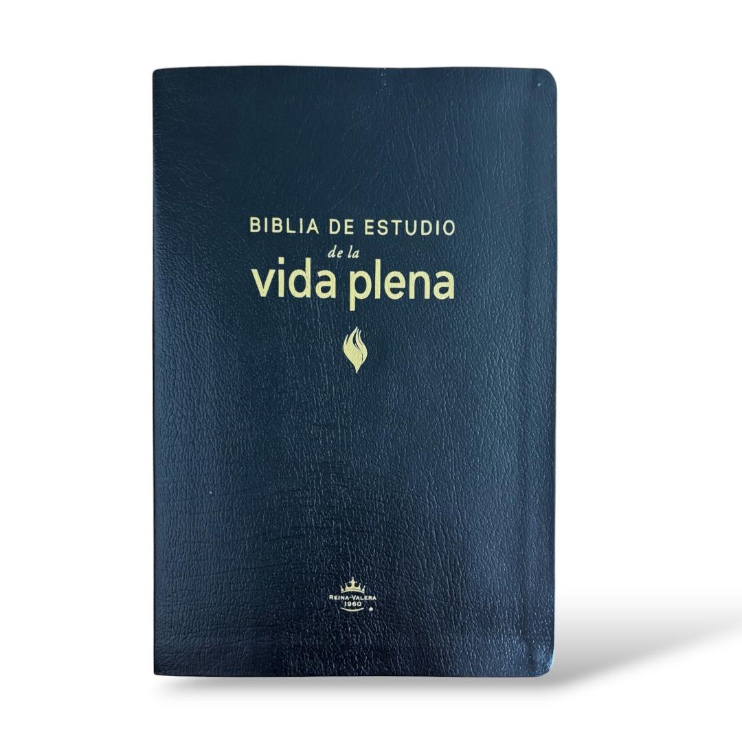 Biblia de estudio reina valera 1960 de la vida plena  c/indice piel negro Levítico