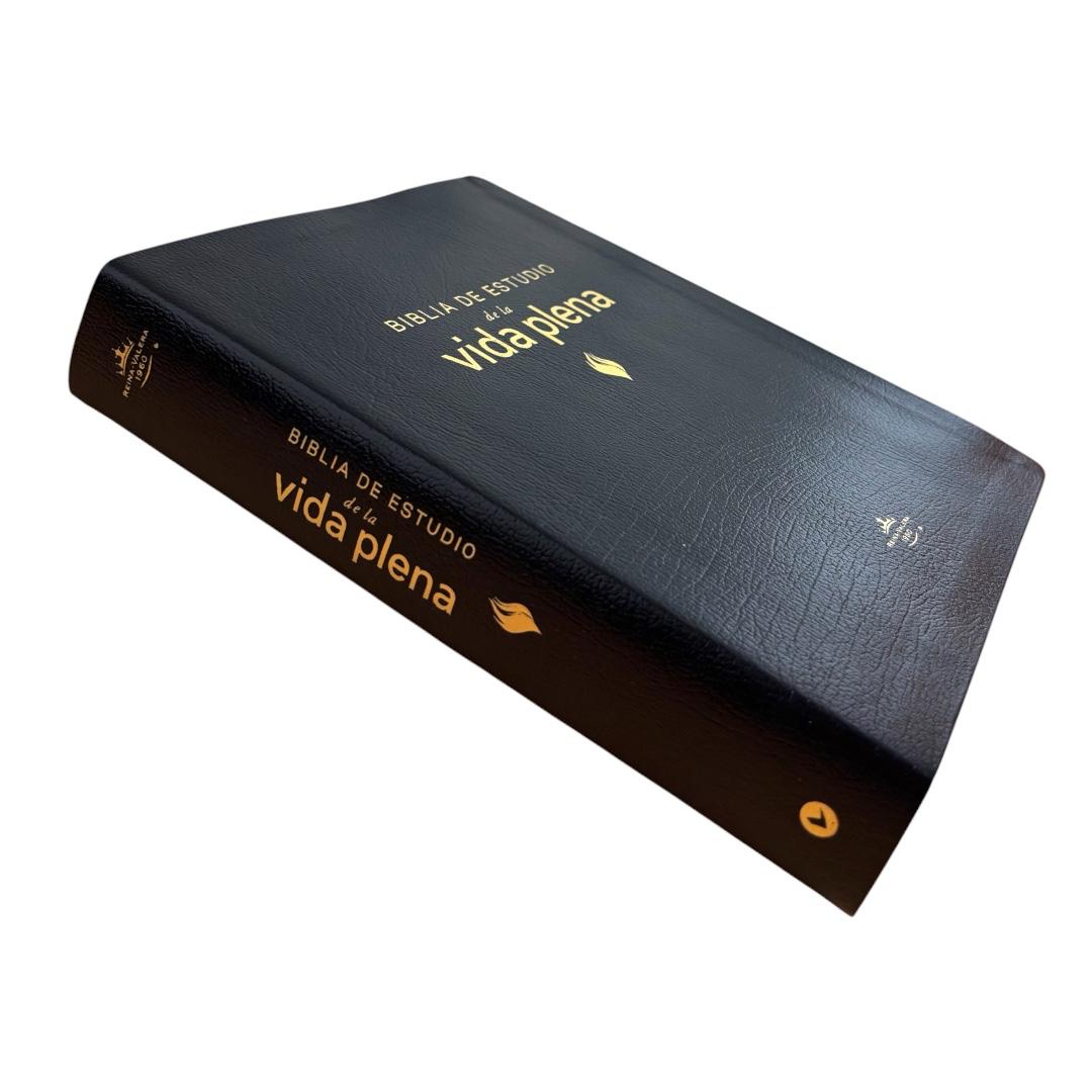 Biblia de estudio reina valera 1960 de la vida plena  c/indice piel negro Levítico