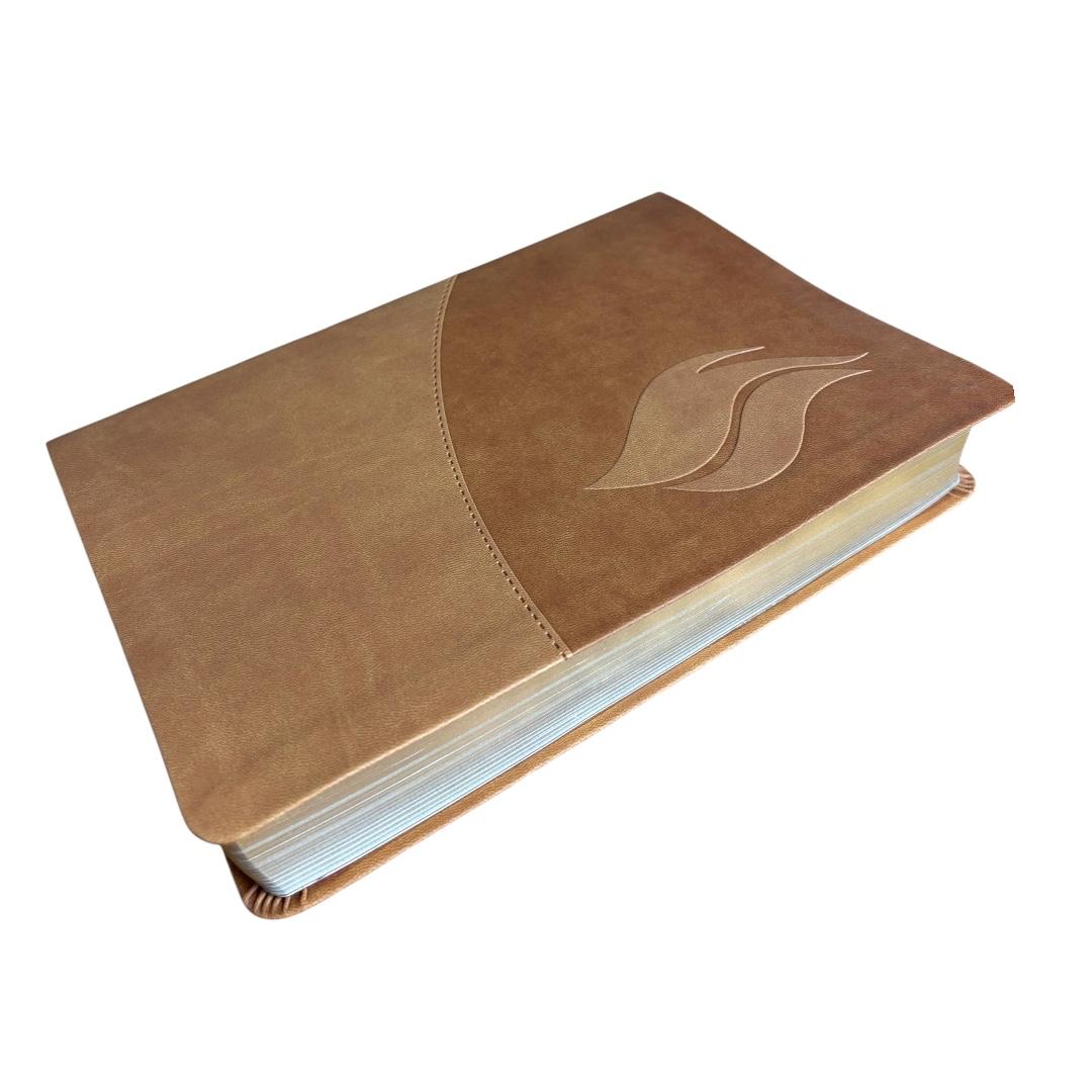 Biblia de estudio reina valera 1960 vida plena actualizada y amplia imit piel marrón Levítico