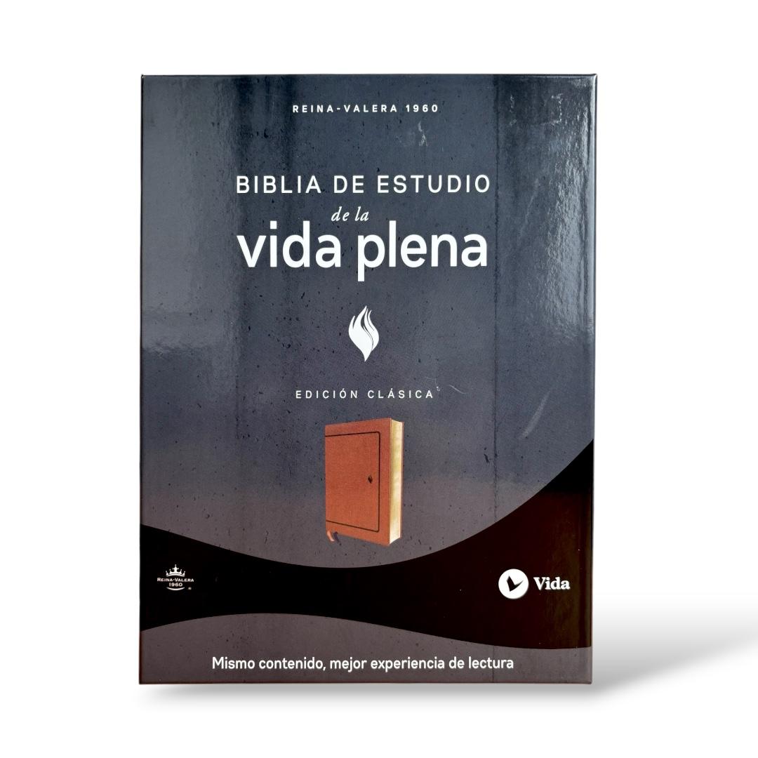 Biblia de estudio de la vida plena reina valera 1960 edición clásica imitacion piel cafe Levítico
