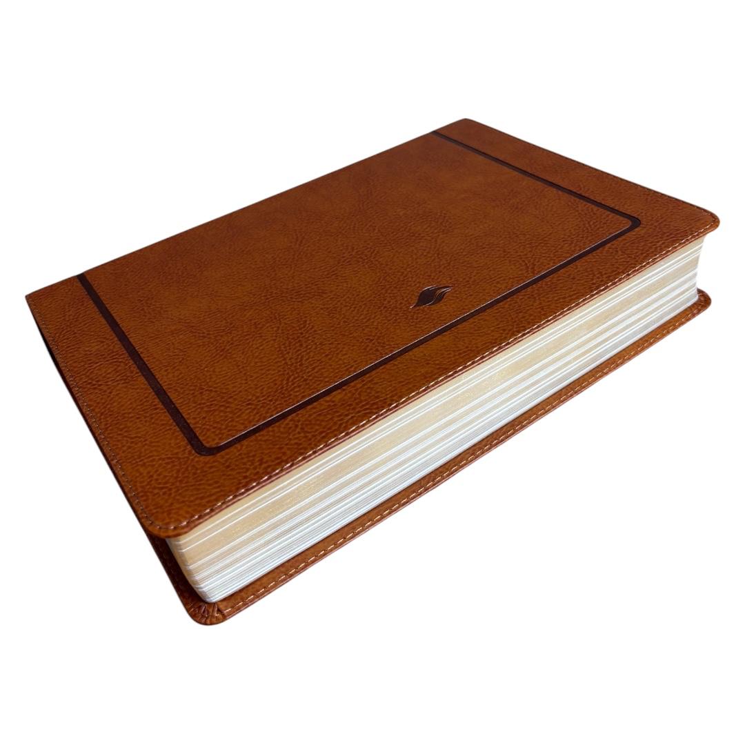 Biblia de estudio de la vida plena reina valera 1960 edición clásica imitacion piel cafe Levítico