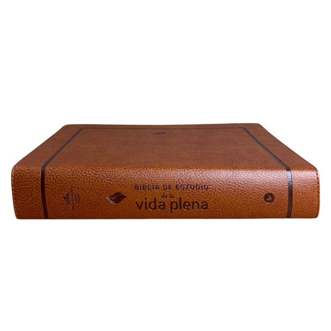 Biblia de estudio de la vida plena reina valera 1960 edición clásica imitacion piel cafe Levítico