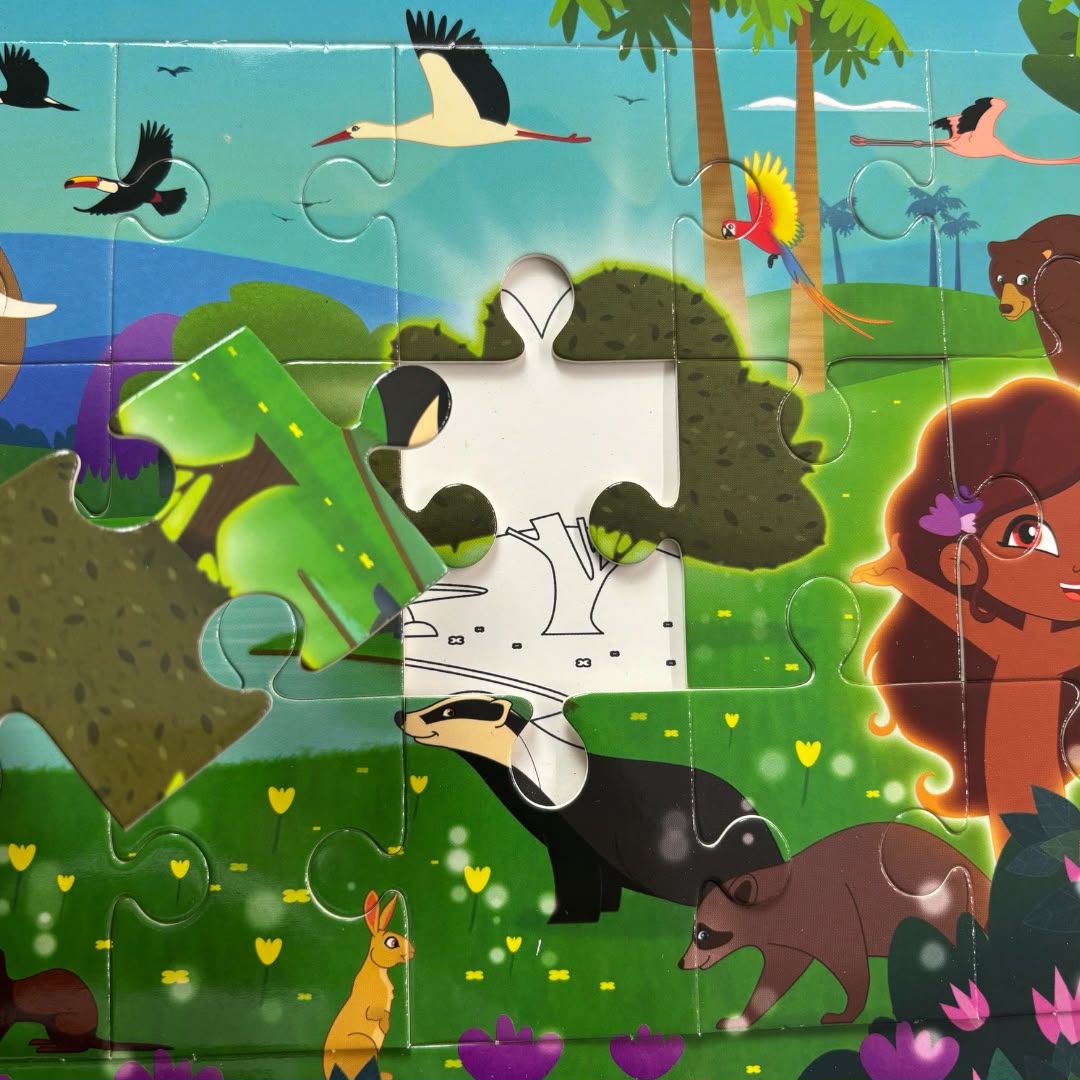 Libro Infantil Bíblico Puzle: Rompecabezas mas fondos para colorear