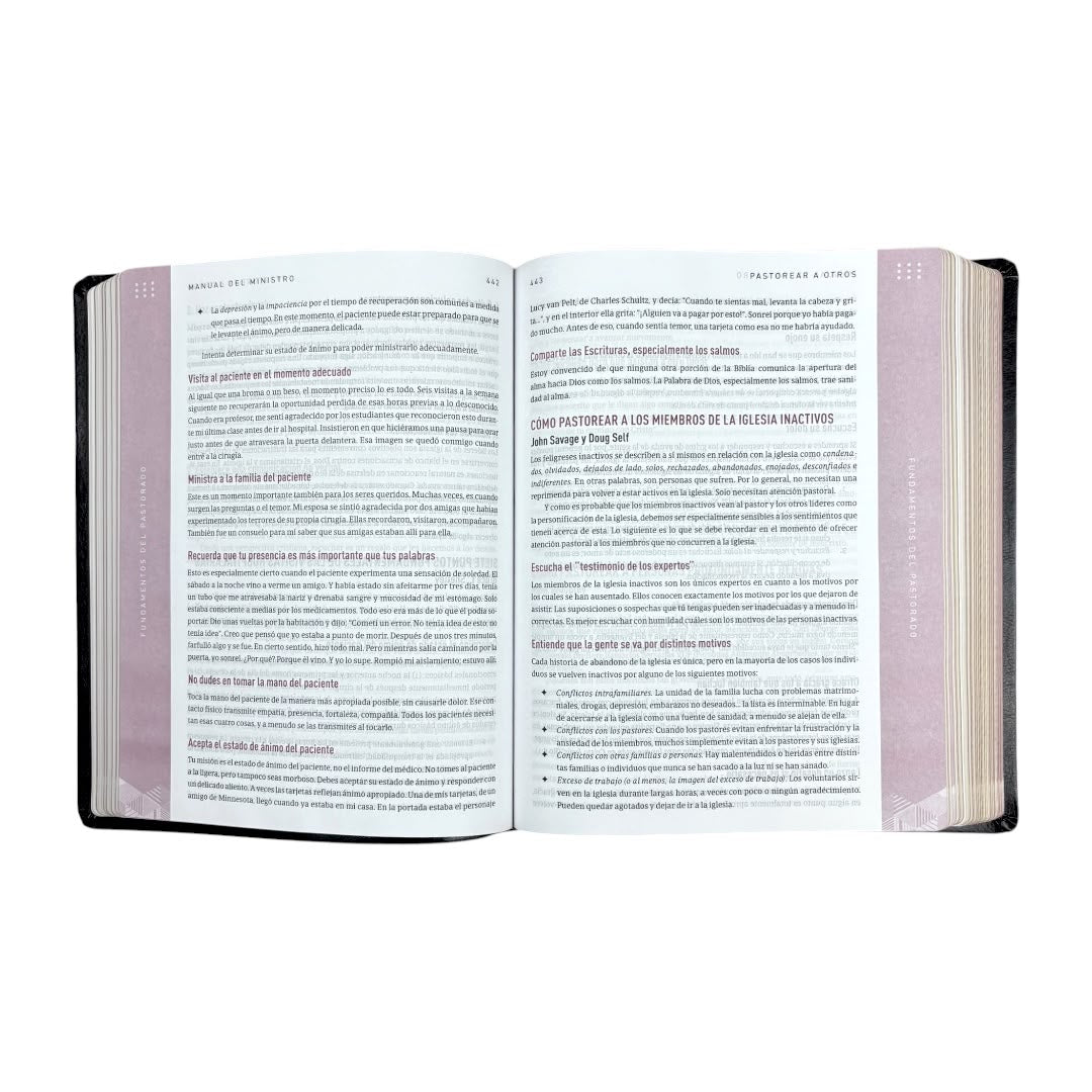 Biblia ministerial NVI imitacion piel negro