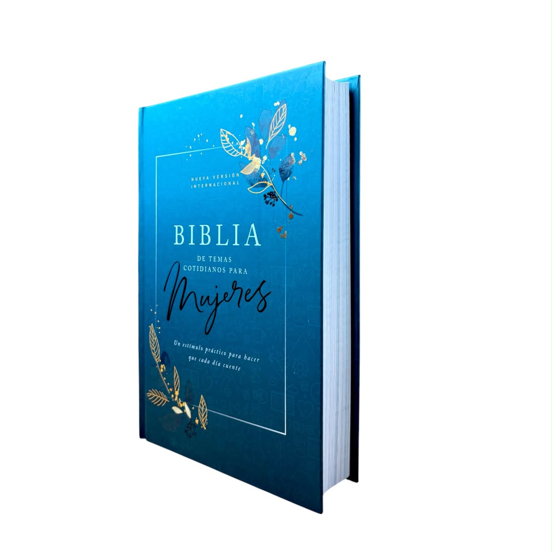 Biblia de Temas Cotidianos para Mujeres NVI tapa dura turquesa