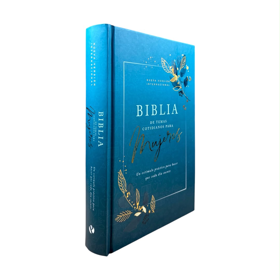 Biblia de Temas Cotidianos para Mujeres NVI tapa dura turquesa