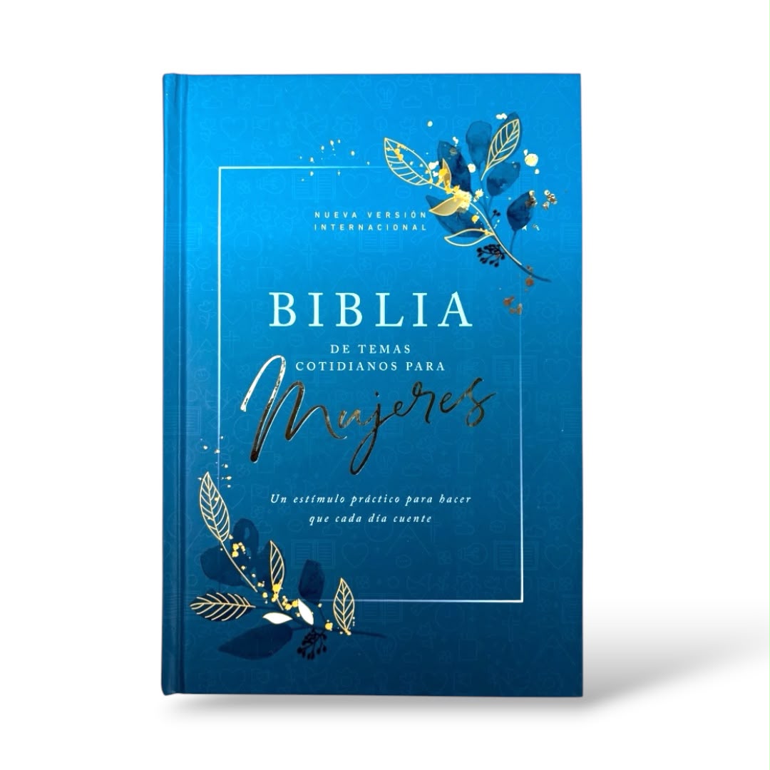 Biblia de Temas Cotidianos para Mujeres NVI tapa dura turquesa