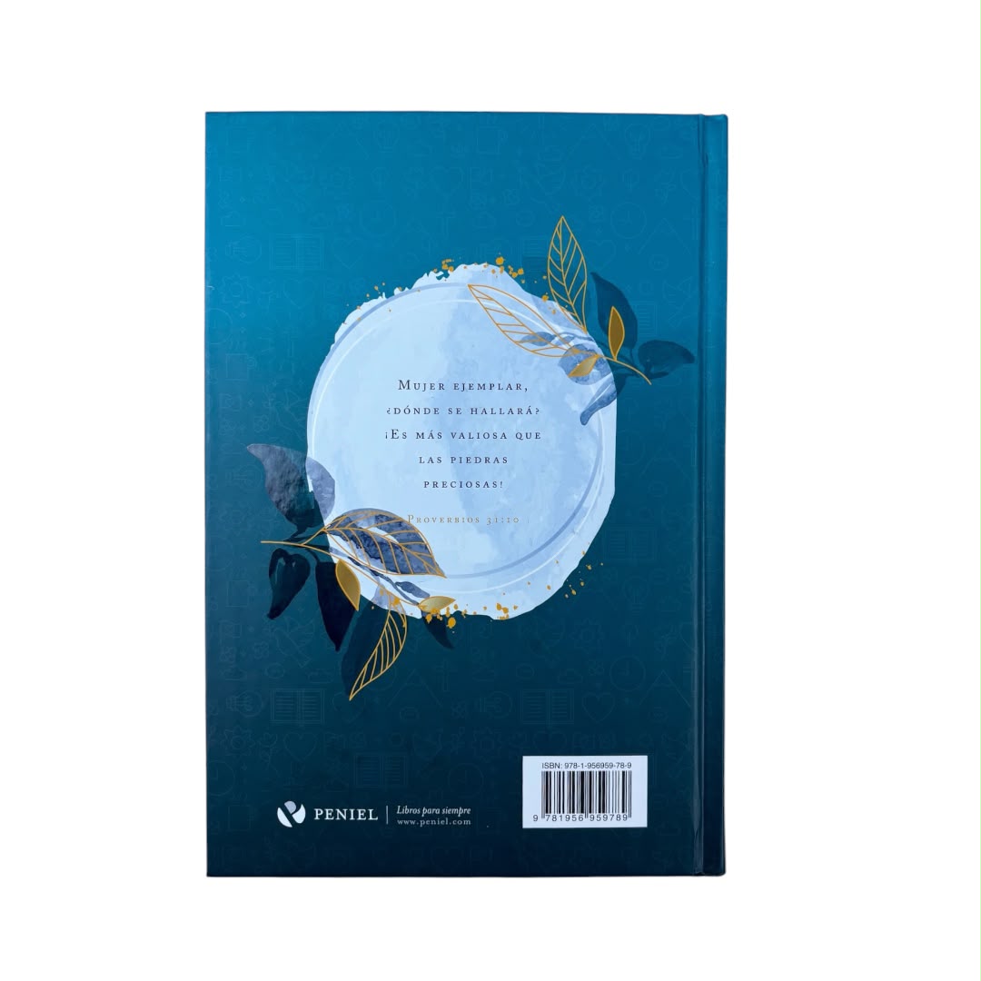 Biblia de Temas Cotidianos para Mujeres NVI tapa dura turquesa