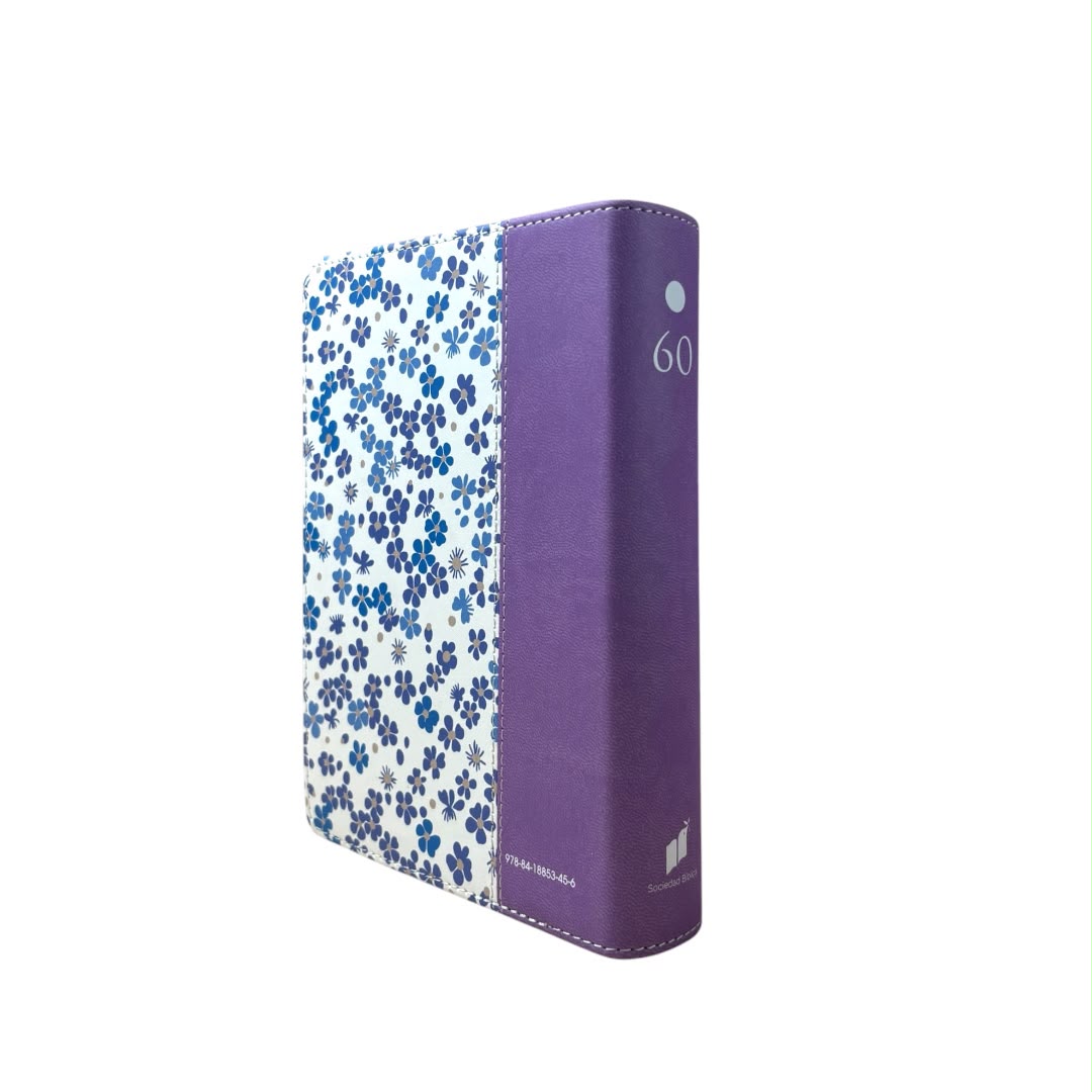 Biblia reina valera 1960 compacta letra grande flores