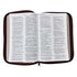 Biblia Rv1960 obsequios y premios imitacion piel cafe c/cierre