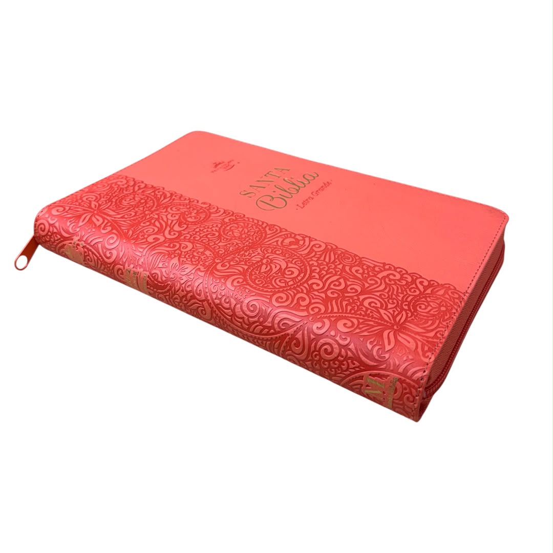 Biblia Rvr1960 obsequios y premios coral imitacion piel  c/cierre