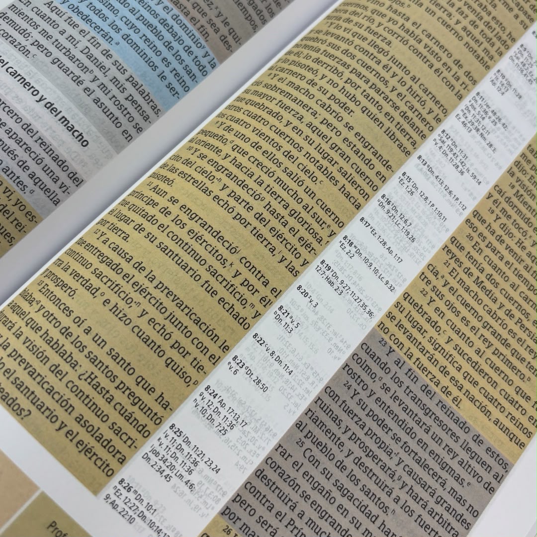 Biblia de estudio arcoiris Rvr 1960 tapa dura multicolor Levítico