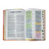 Biblia de estudio arcoiris rosa cuarzo simil piel c/ índice Levítico