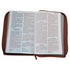 BIBLIA RVR 1960 LETRA GIGANTE IMIT PIEL CANTO DORADO C/ CIERRE CAFE LEÓN