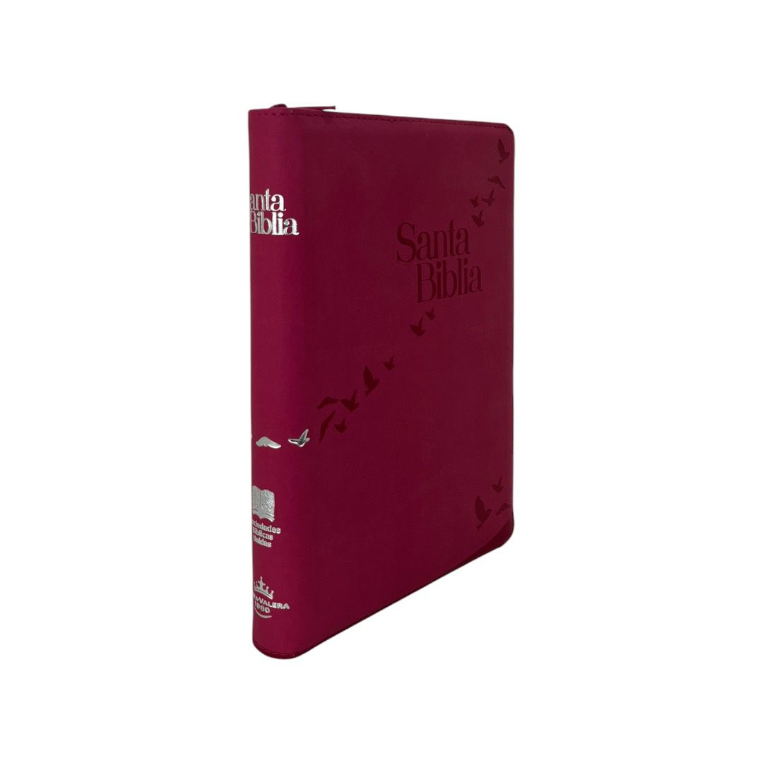 BIBLIA REINA VALERA 1960 LETRA GIGANTE ROSA CIERRE INDICE