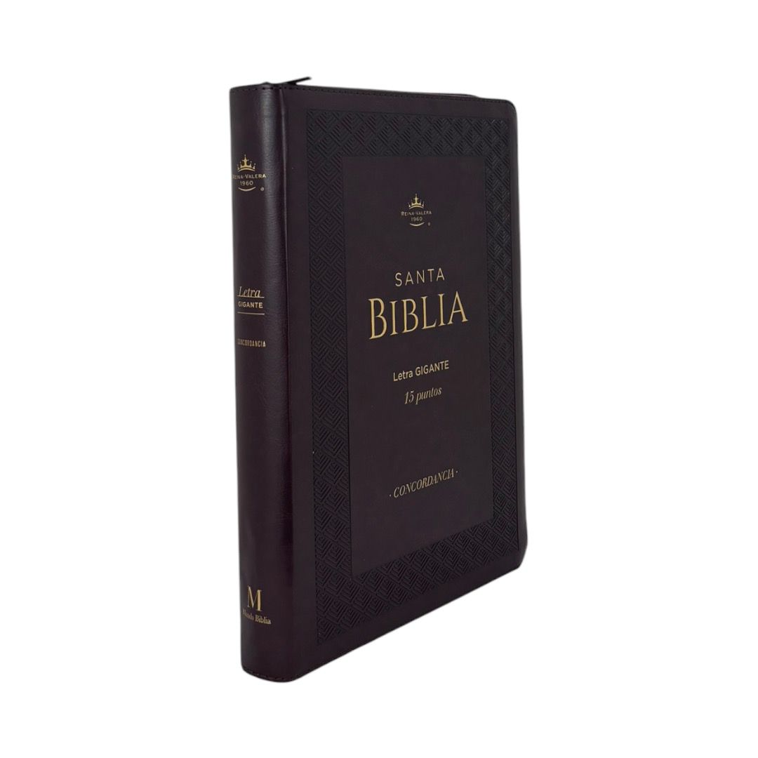 BIBLIA RVR 1960 GIGANTE RELIEVE IMITACION PIEL CIERRE/INDICE