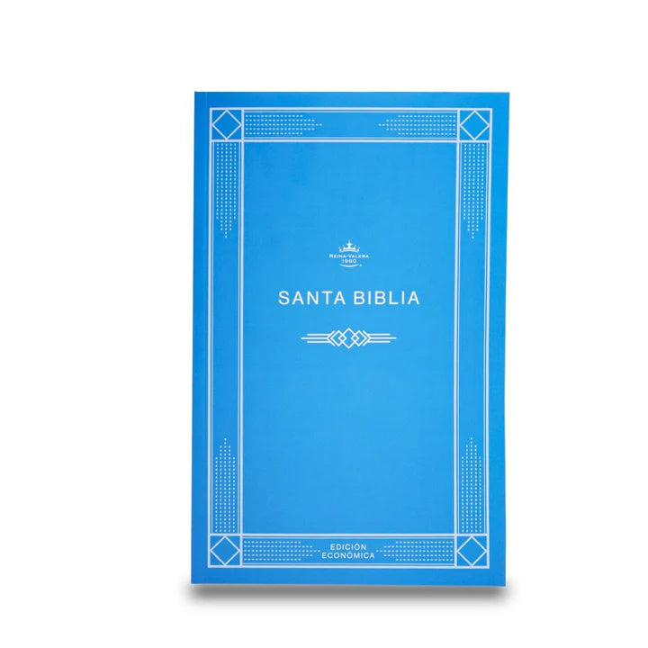 BIBLIA HOLMAN REINA VALERA 1960 ECONOMICA AZUL TAPA RUSTICA AZUL