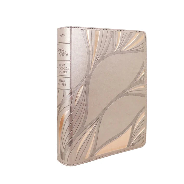 BIBLIA NTV EDICIÓN PERSONAL LETRA GRANDE SENTI PIEL/ ROSA METALICO INDICE