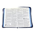 BIBLIA REINA VALERA 1960 LETRA GIGANTE IMITACION PIEL AZUL/FLORES INIDCE