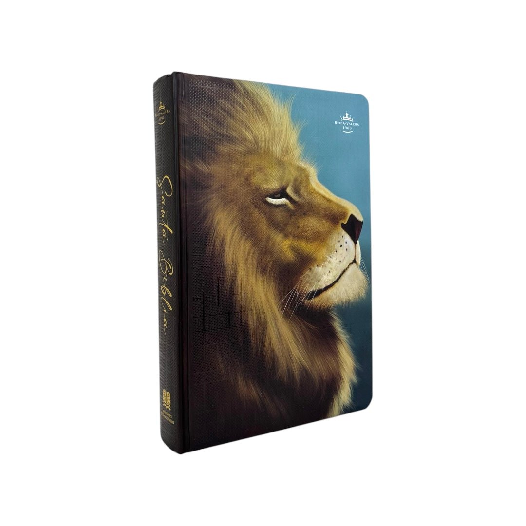 BIBLIA REINA VALERA 1960 LETRA GRANDE LEON AZUL TAPA DURA - Levítico