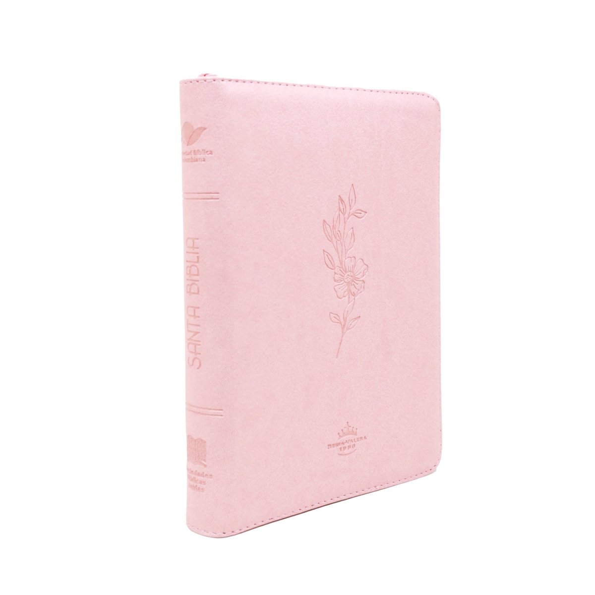 BIBLIA REINA VALERA 1960 LETRA GRANDE ROSA CANTO PLATA C/INDICE - Levítico