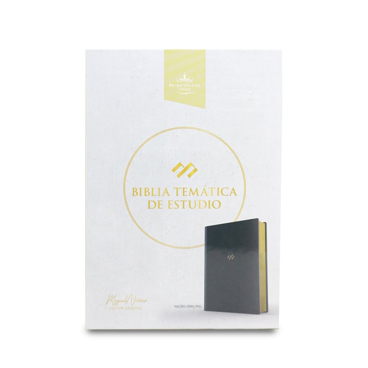 BIBLIA REINA VALERA 1960 TEMÁTICA DE ESTUDIO SÍMIL PIEL NEGRO - Levítico