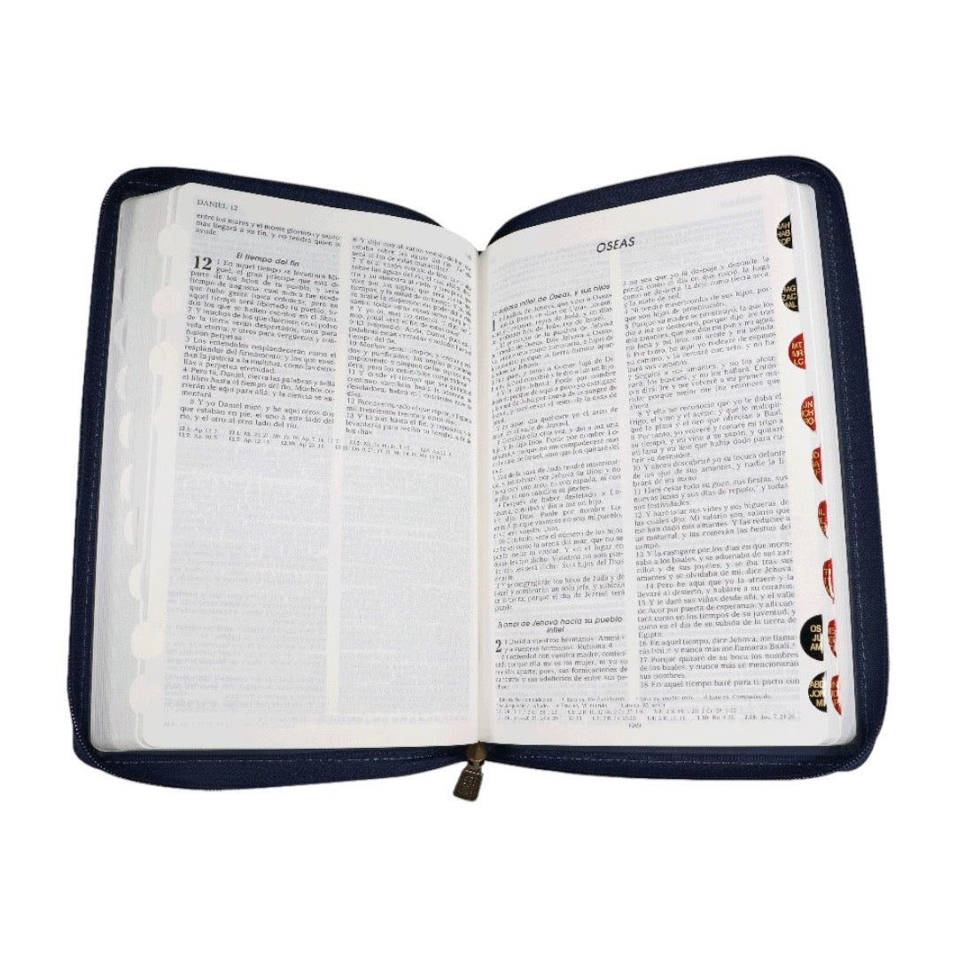 BIBLIA REINA VALERA 1960 ULTRAFINA AZUL C/CIERRE - Levítico