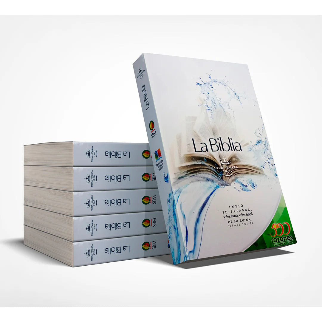 CAJA DE BIBLIAS ECONÓMICAS 500 RAZONES 20 PIEZAS