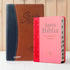 Combo Dúo: Biblia Azul Marrón LETRA GRANDE + Biblia Fuente de Bendiciones (RVR 1960)