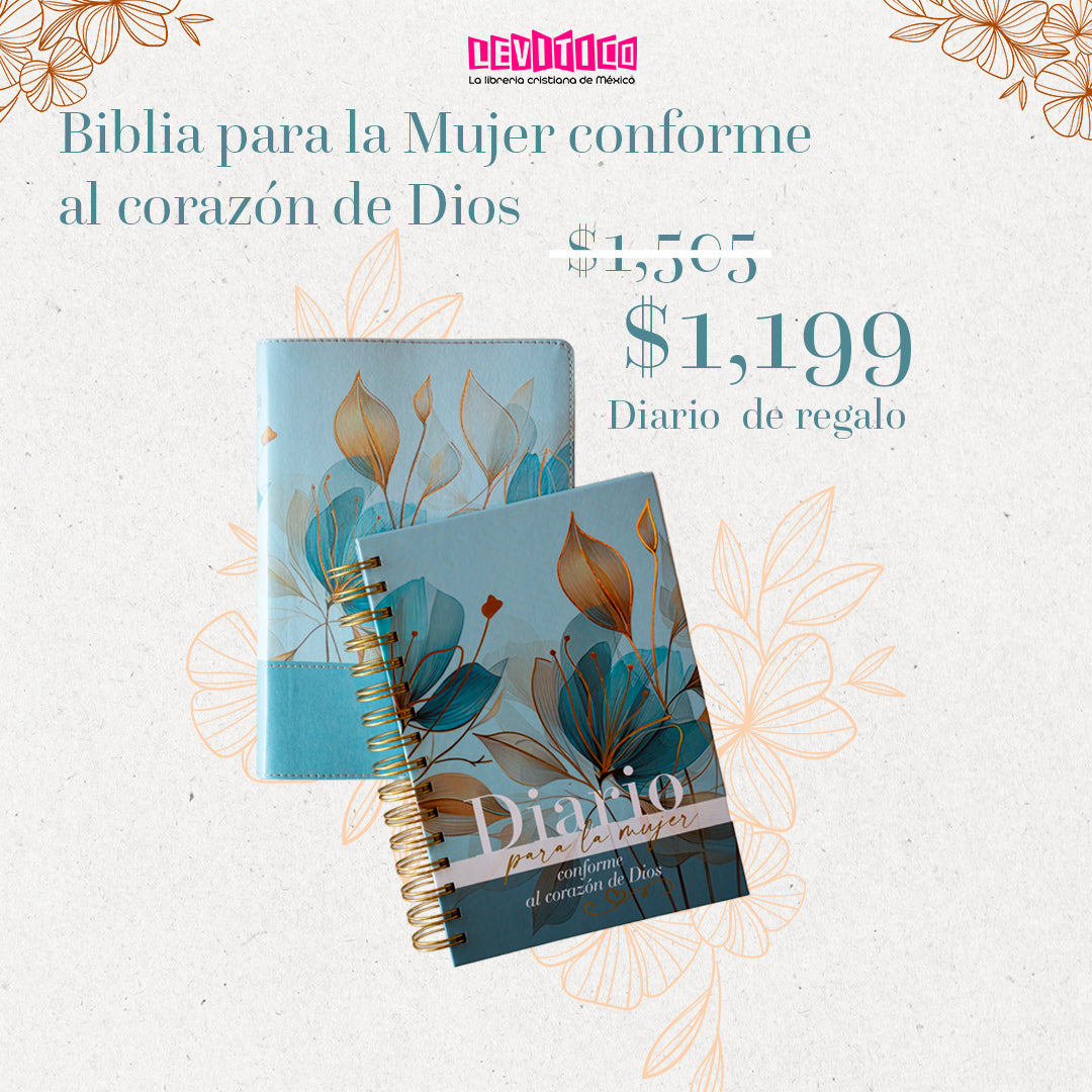 BIBLIA PARA LA MUJER CONFORME AL CORAZÓN DE DIOS Y DEVOCIONAL DE REGALO