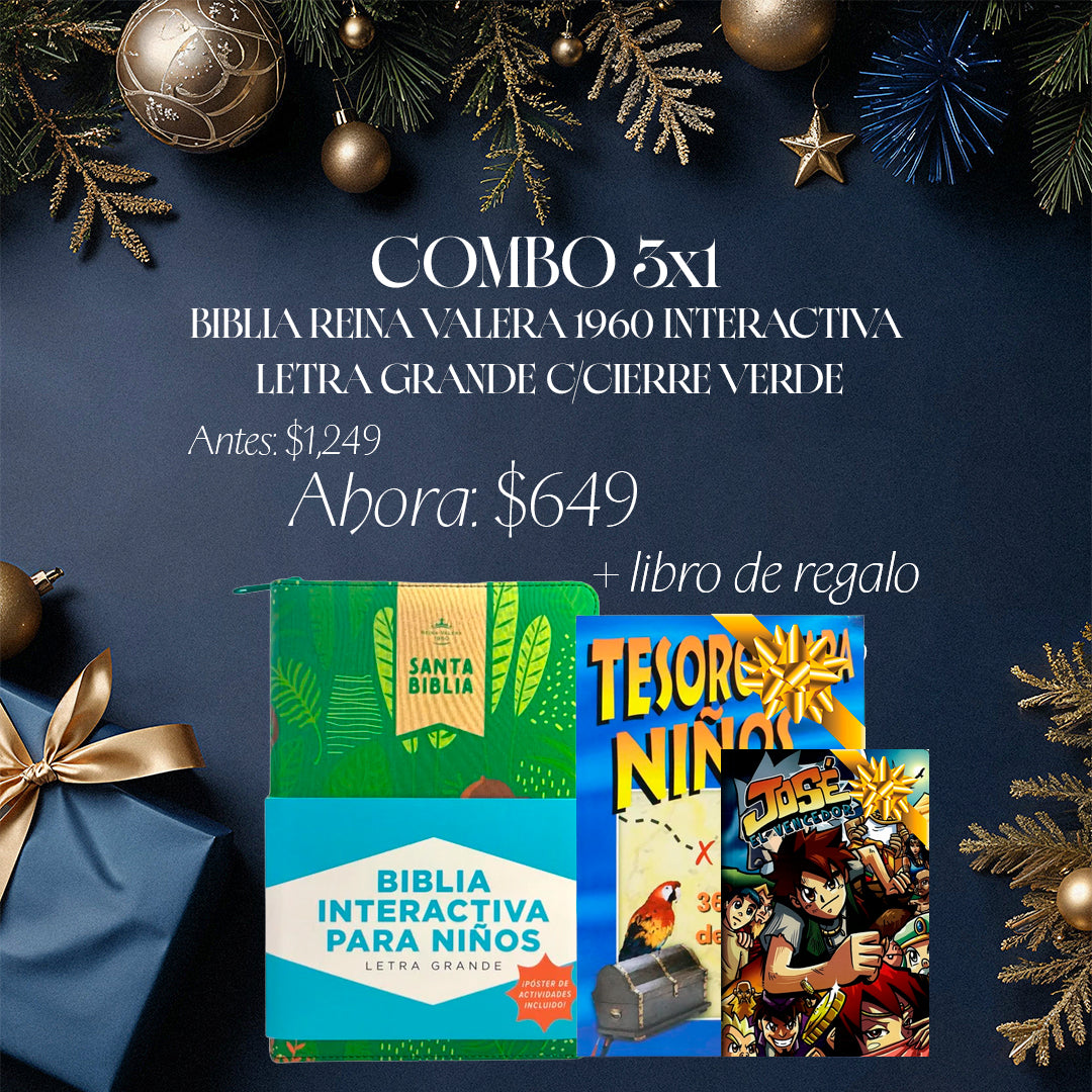 COMO 3X1 BIBLIA INTERACTIVA Y DEVOCIONAL + LIBRO DE REGALO