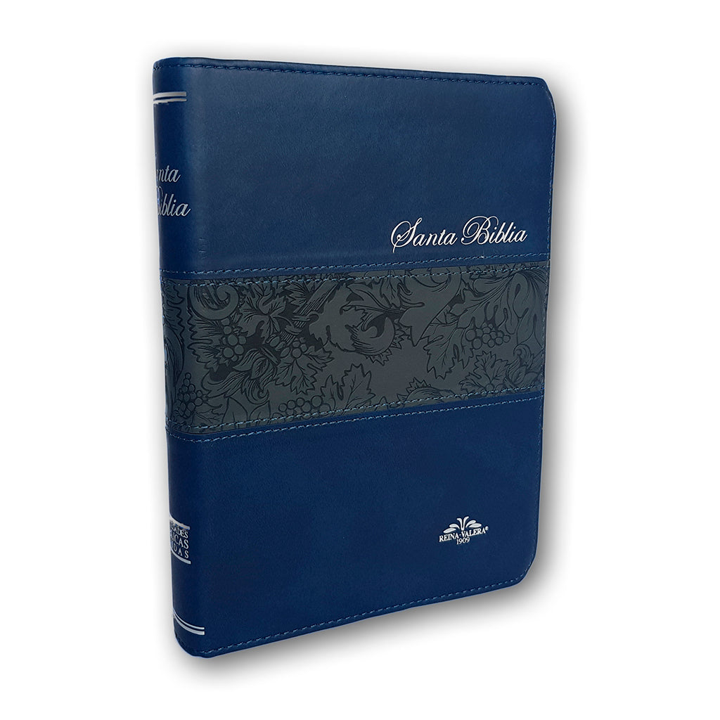 Santa Biblia RVR 1909 Azul c/índice