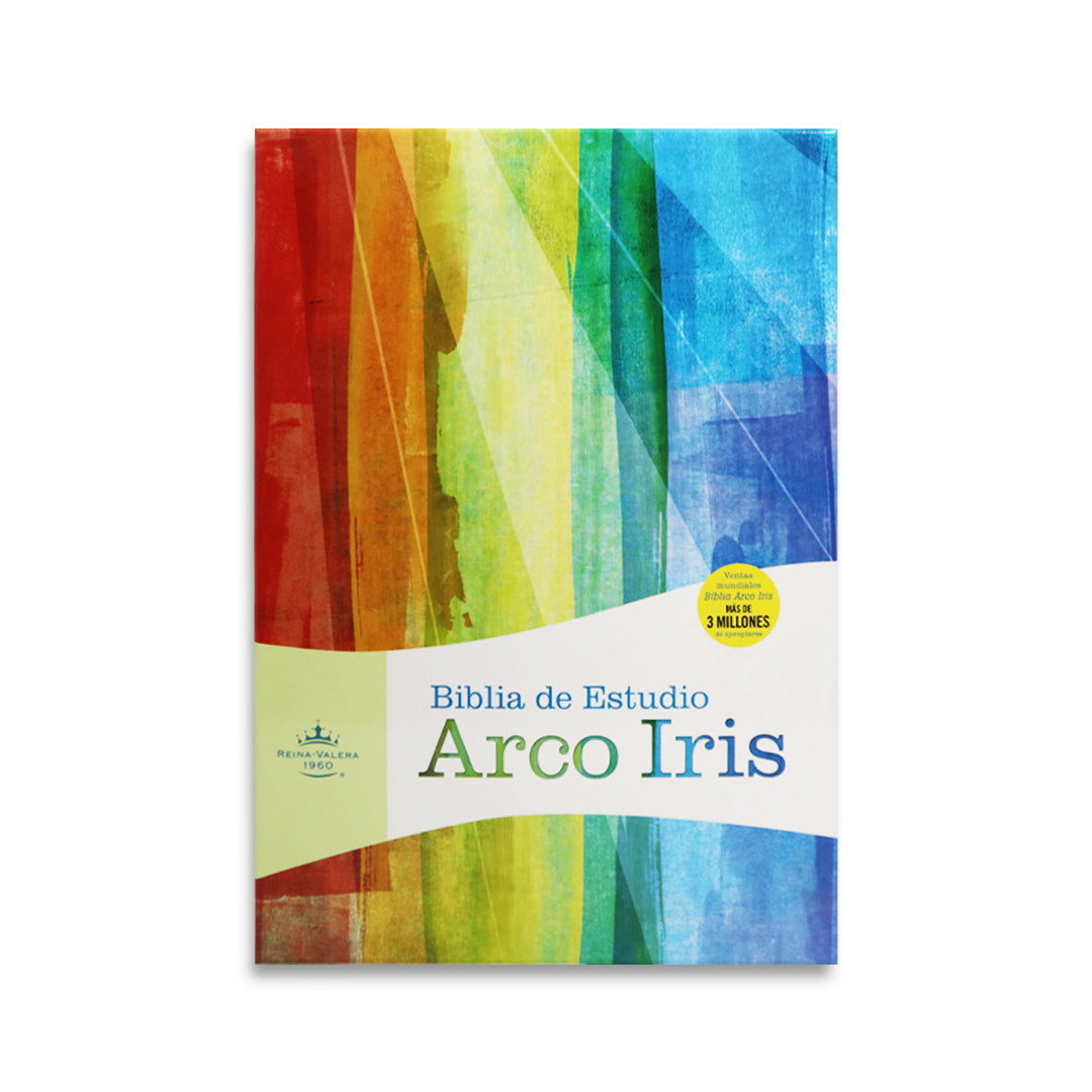 BIBLIA DE ESTUDIO ARCOIRIS RV1960 GRIS PIZZARRA C/INDICE