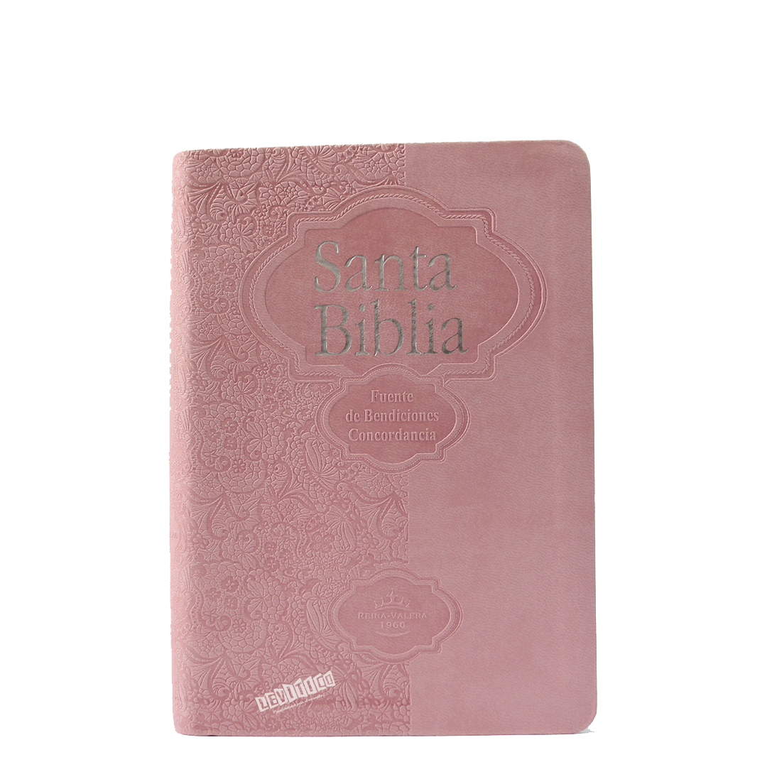 Biblia Fuente de Bendiciones RV 1960 Rosa