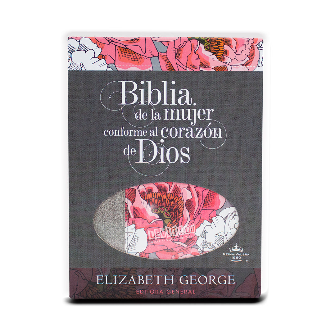 Biblia de la mujer conforme al corazón de Dios: Edición Peonía Lujo