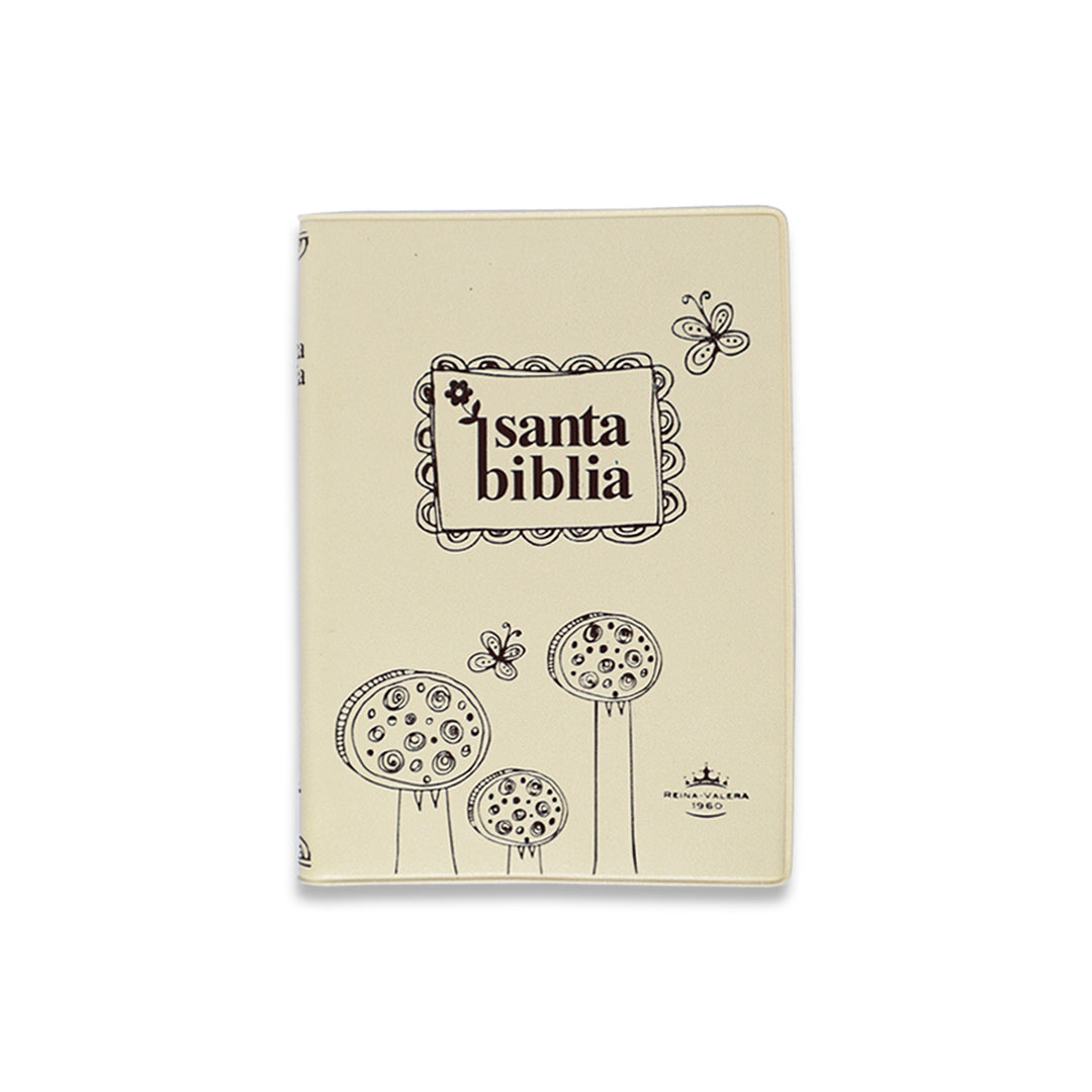 SANTA BIBLIA RV1960 VINIL BEIGE