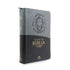 BIBLIA RVR1960 LETRA GIGANTE IMIT PIEL NEGRO GRIS/LEON