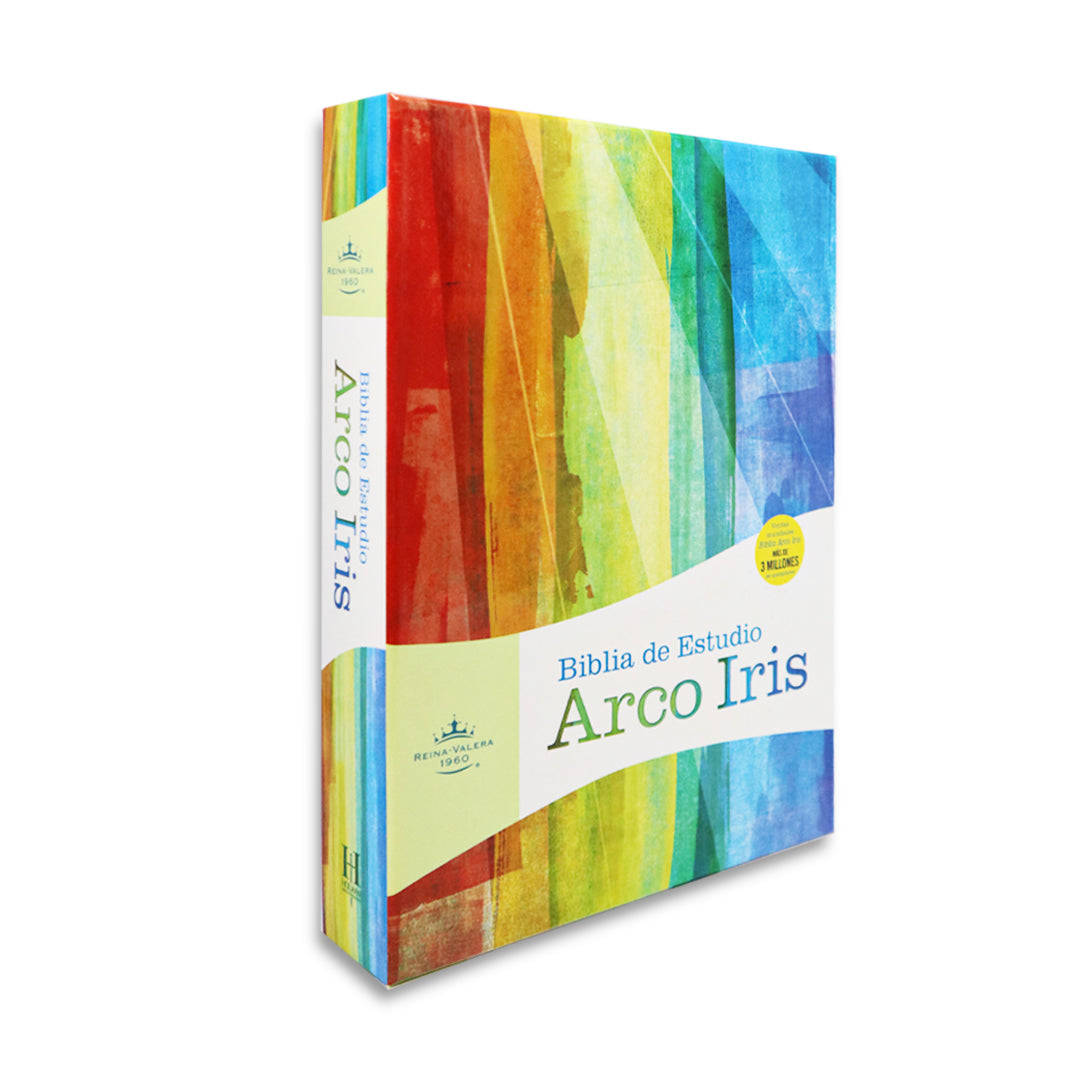 BIBLIA DE ESTUDIO ARCOIRIS RV1960 GRIS PIZZARRA C/INDICE