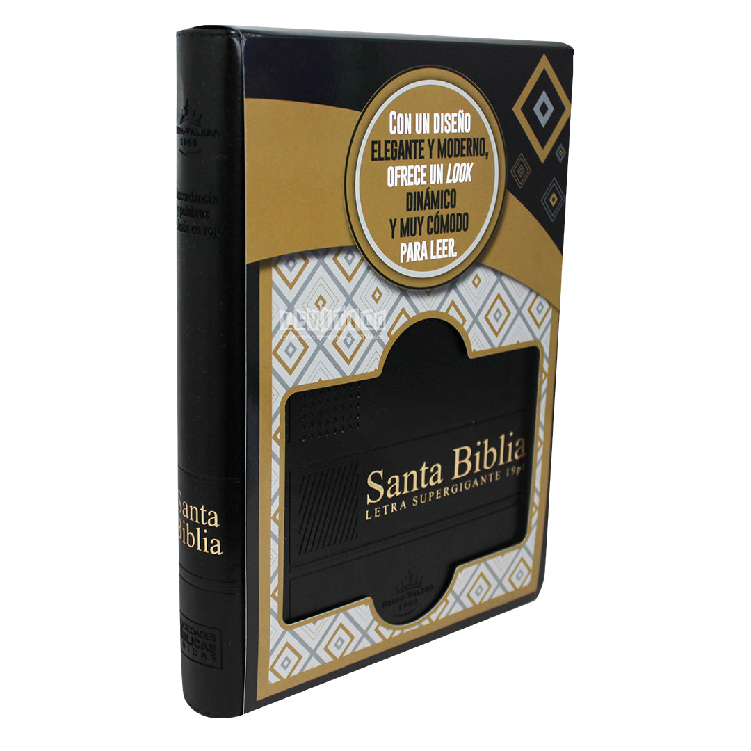 Santa Biblia RVR60 Letra Supergigante c/cierre
