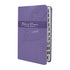 Biblia de Promesas RVR1960 Piel especial Lavanda tamaño manual con Indice