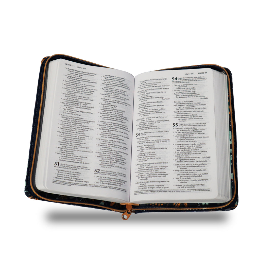 Santa Biblia Ntv, Edición Compacta Tela, Azul Oscuro