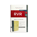 BIBLIA ULTRAFINA REINA VALERA REVISADA  TAPA DURA/ TELA  OCRE GRIS